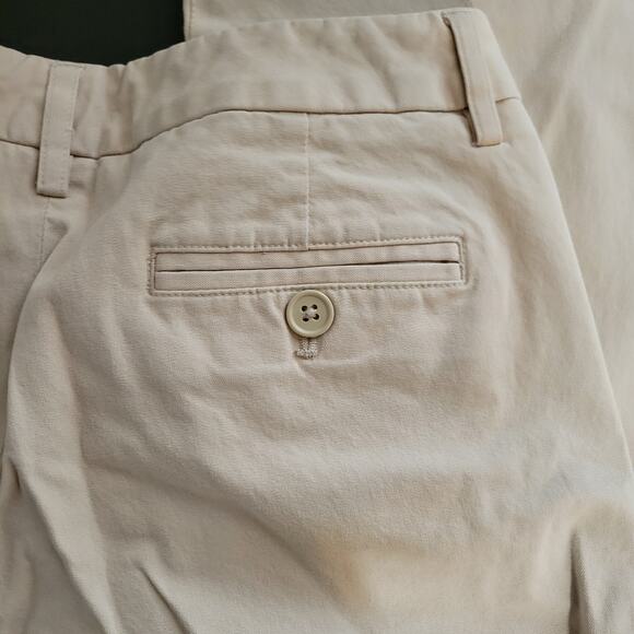 Casual Corner Khaki Flare Leg Stretch Pants - Size 6 - Picture 9 of 9